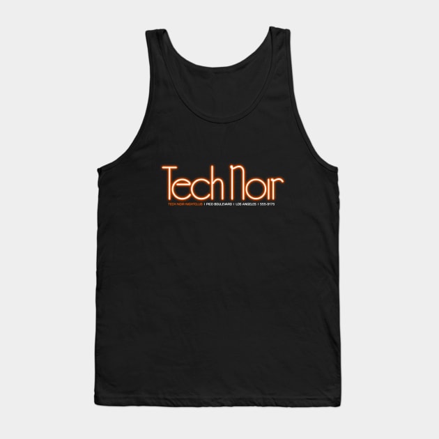 Tech Noir Nightclub (Terminator) Tank Top by CultureClashClothing